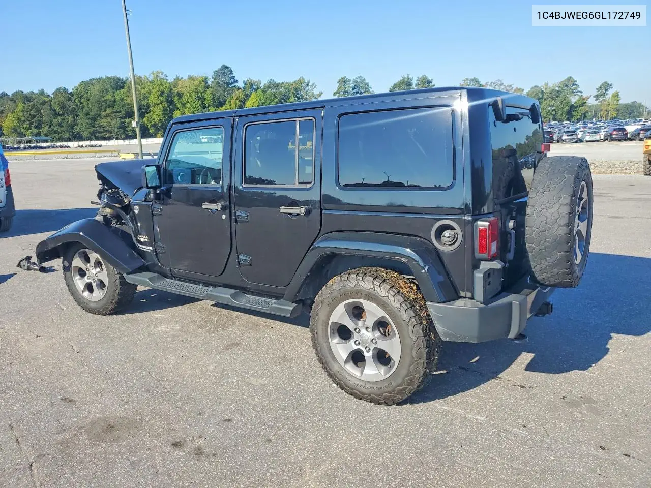2016 JEEP WRANGLER VIN 1C4BJWEG6GL172749 — фото 2