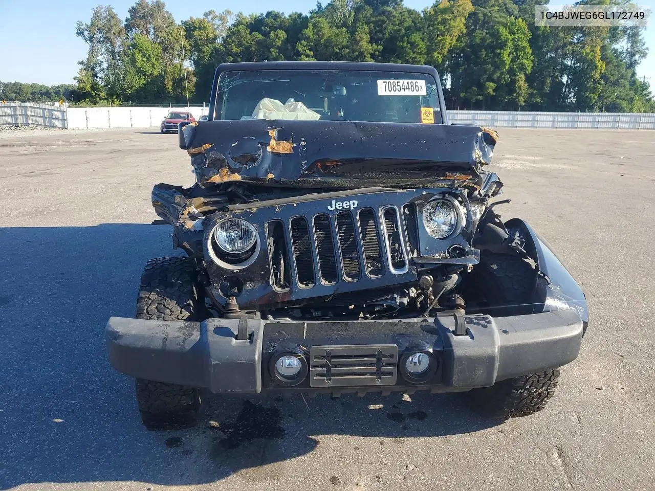 2016 JEEP WRANGLER VIN 1C4BJWEG6GL172749 — фото 5