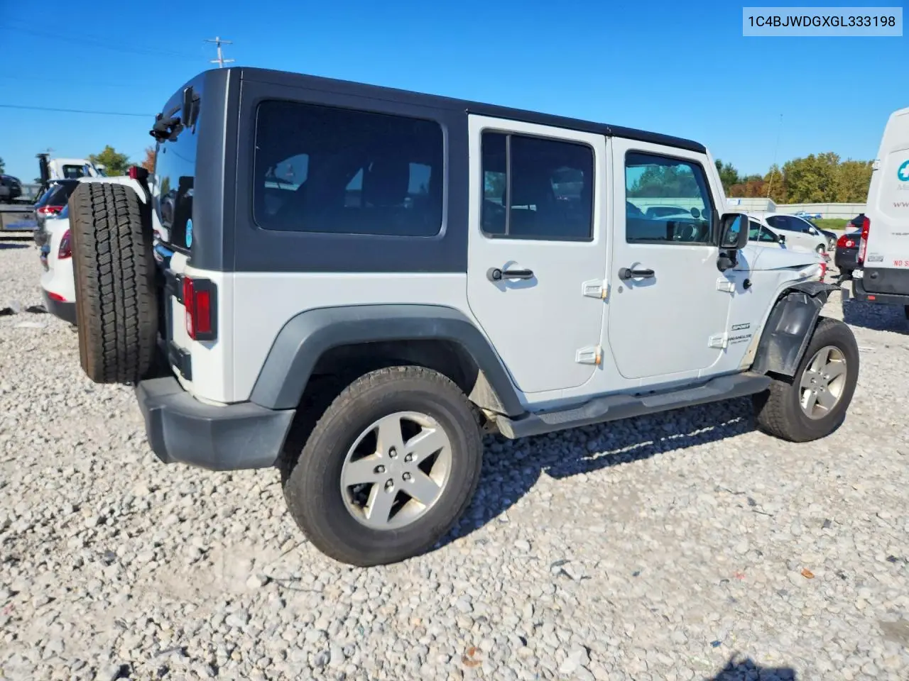 2016 JEEP WRANGLER VIN 1C4BJWDGXGL333198 — фото 3