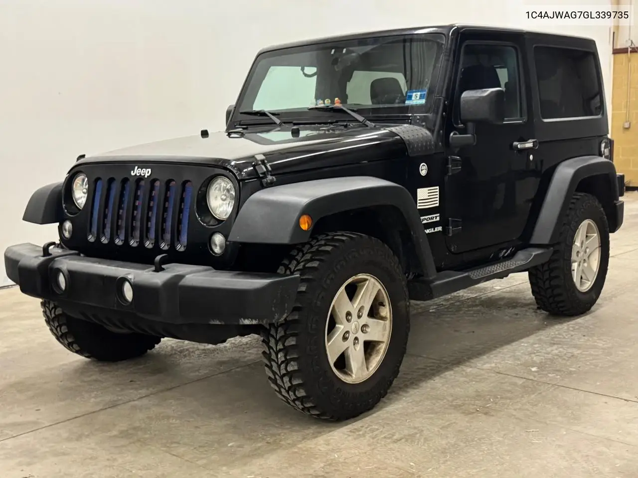 2016 JEEP WRANGLER VIN 1C4AJWAG7GL339735 — фото 2