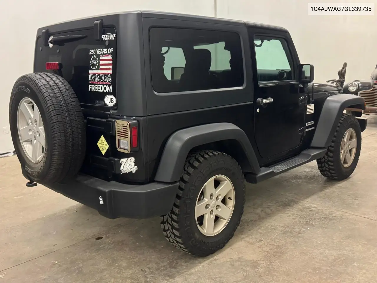 2016 JEEP WRANGLER VIN 1C4AJWAG7GL339735 — фото 4