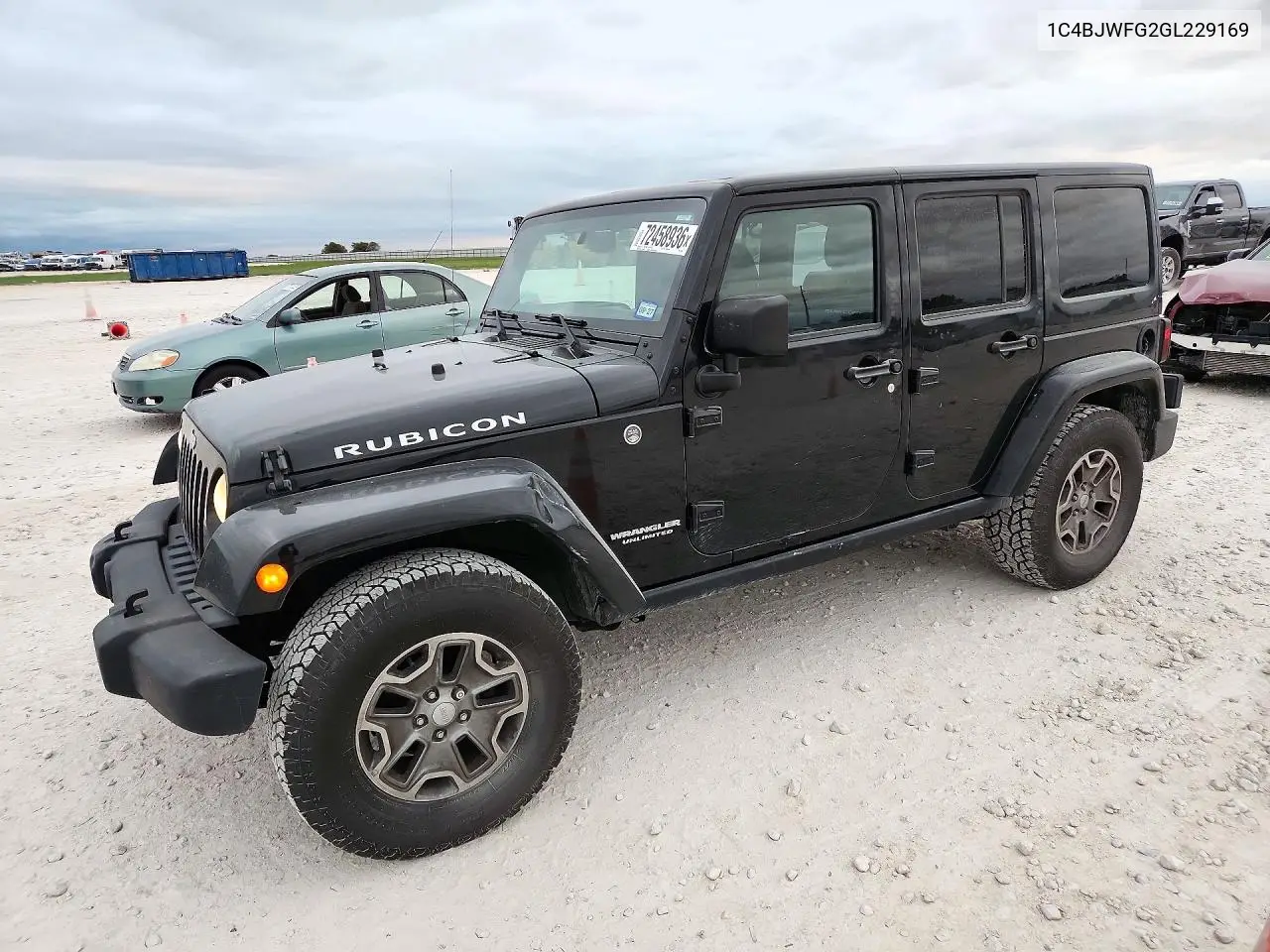 JEEP WRANGLER 2016, VIN 1C4BJWFG2GL229169