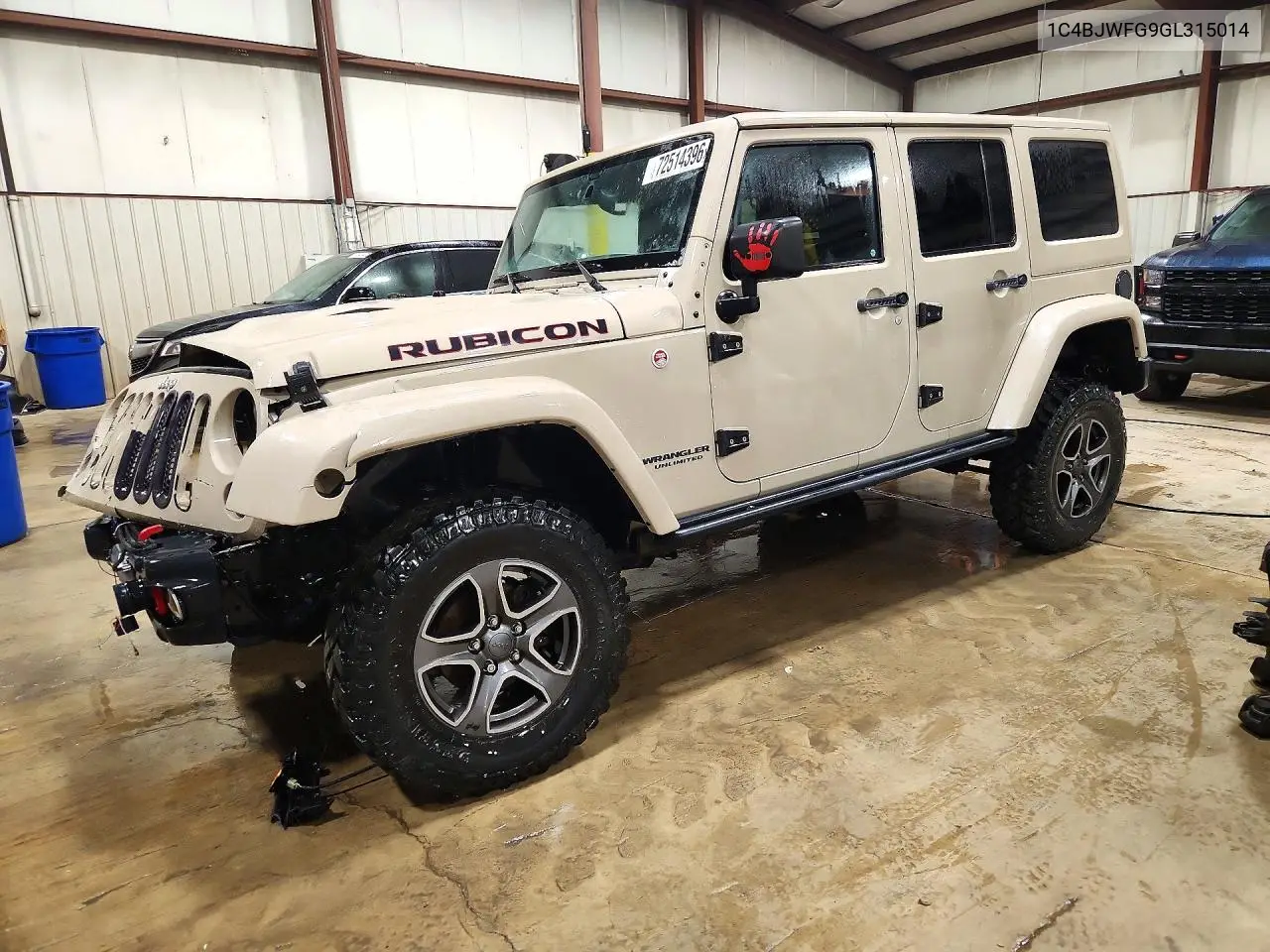 JEEP WRANGLER 2016, VIN 1C4BJWFG9GL315014