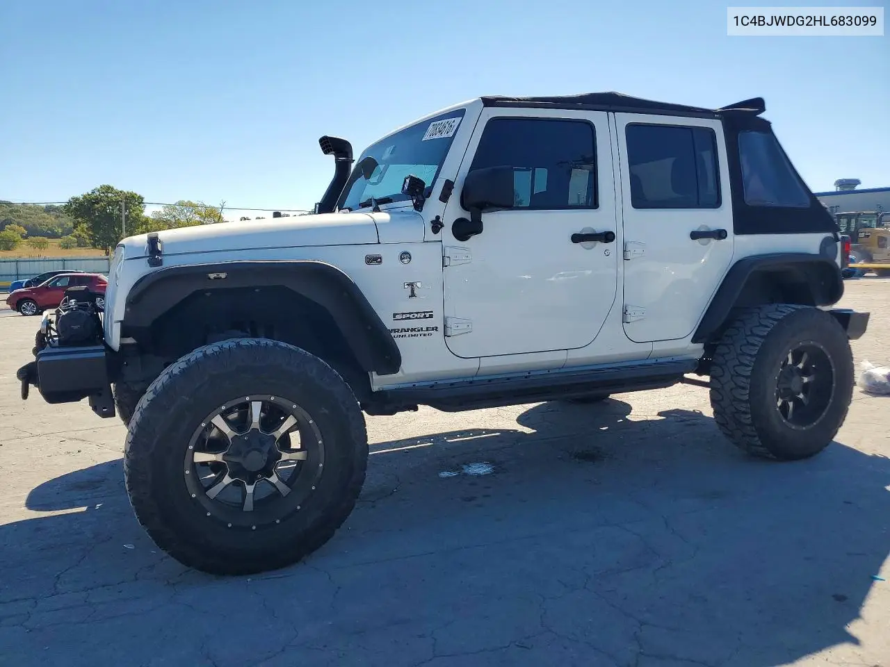 JEEP WRANGLER 2017, VIN 1C4BJWDG2HL683099