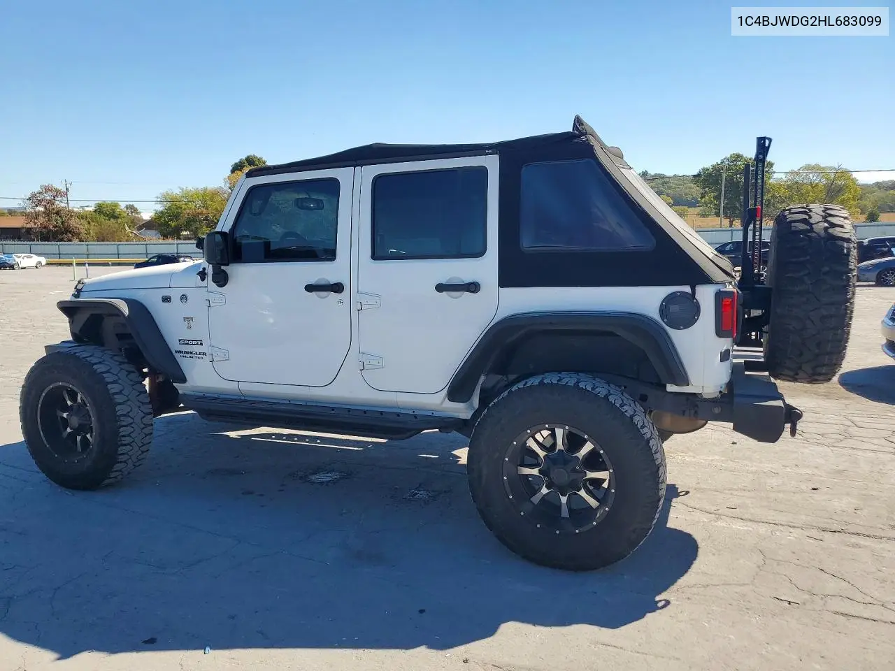 2017 JEEP WRANGLER VIN 1C4BJWDG2HL683099 — фото 2