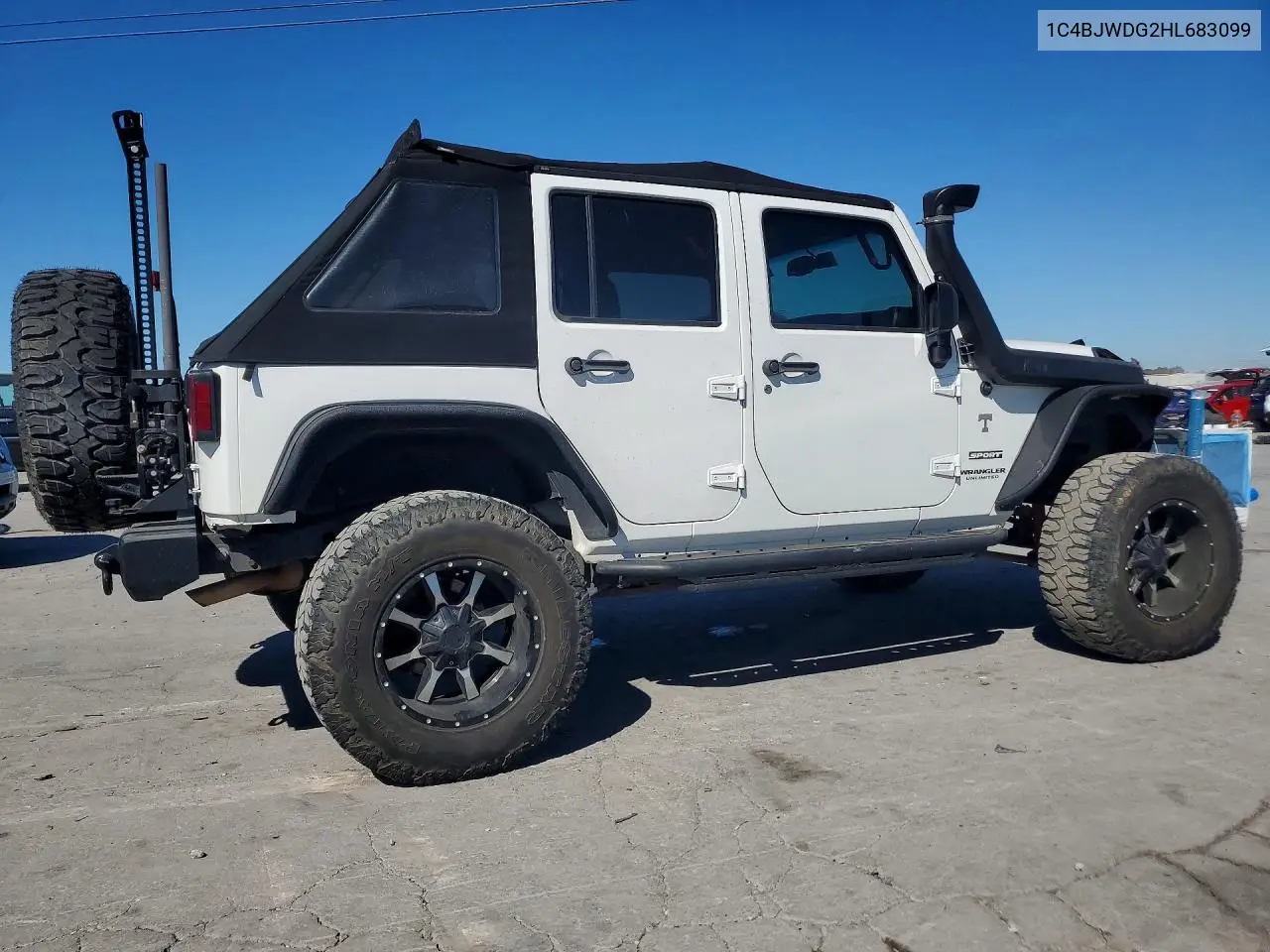 2017 JEEP WRANGLER VIN 1C4BJWDG2HL683099 — фото 3