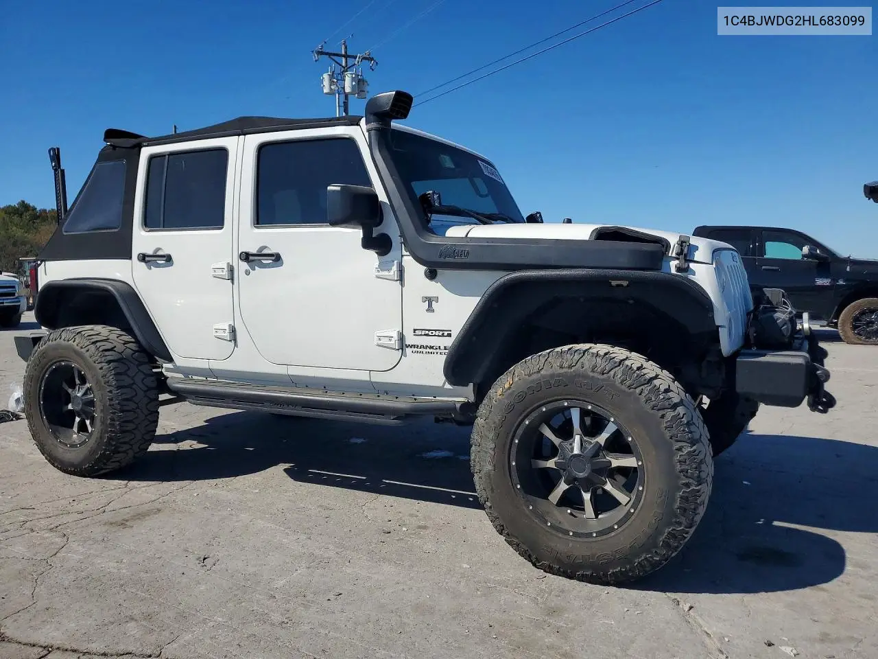 2017 JEEP WRANGLER VIN 1C4BJWDG2HL683099 — фото 4