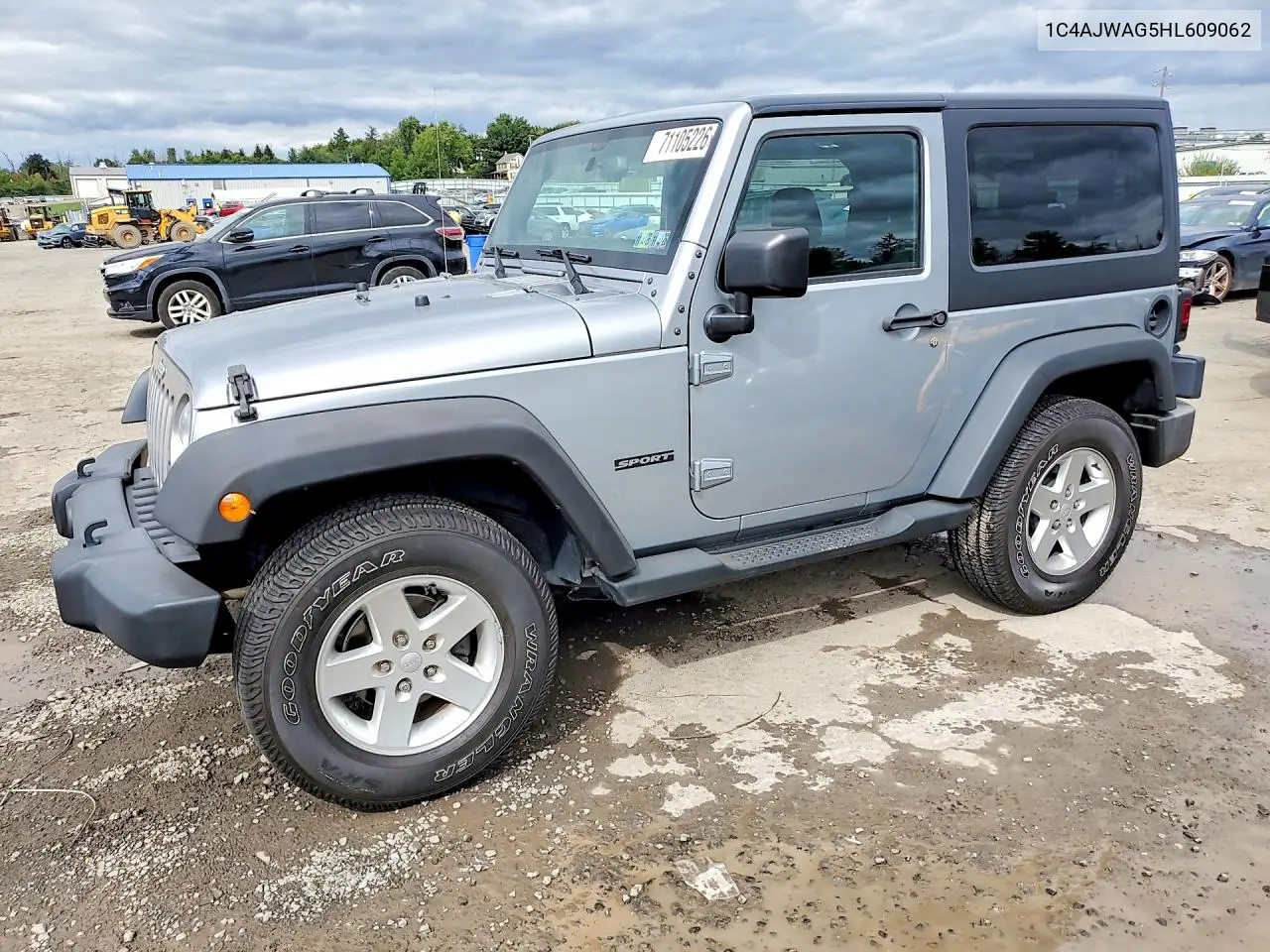 JEEP WRANGLER 2017, VIN 1C4AJWAG5HL609062