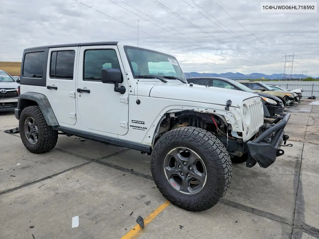 2017 JEEP WRANGLER VIN 1C4HJWDG6HL718592 — фото 4