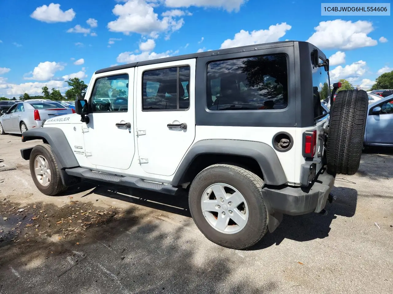 2017 JEEP WRANGLER VIN 1C4BJWDG6HL554606 — фото 2