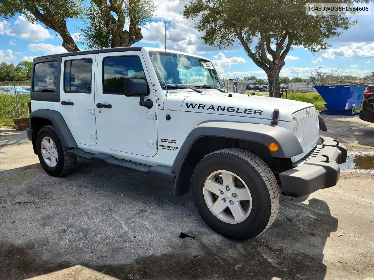 2017 JEEP WRANGLER VIN 1C4BJWDG6HL554606 — фото 4