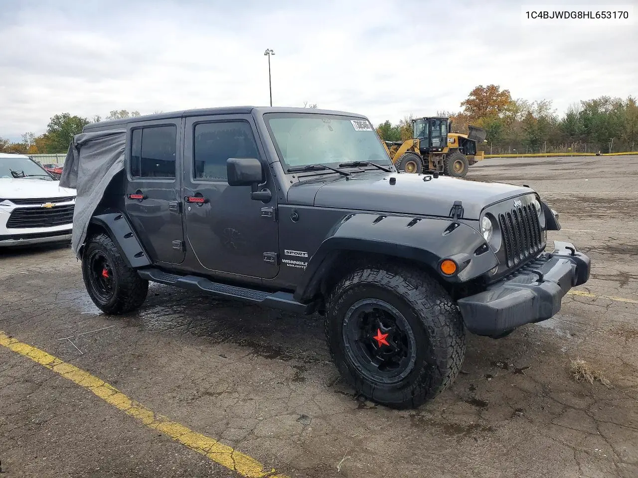 2017 JEEP WRANGLER VIN 1C4BJWDG8HL653170 — фото 4