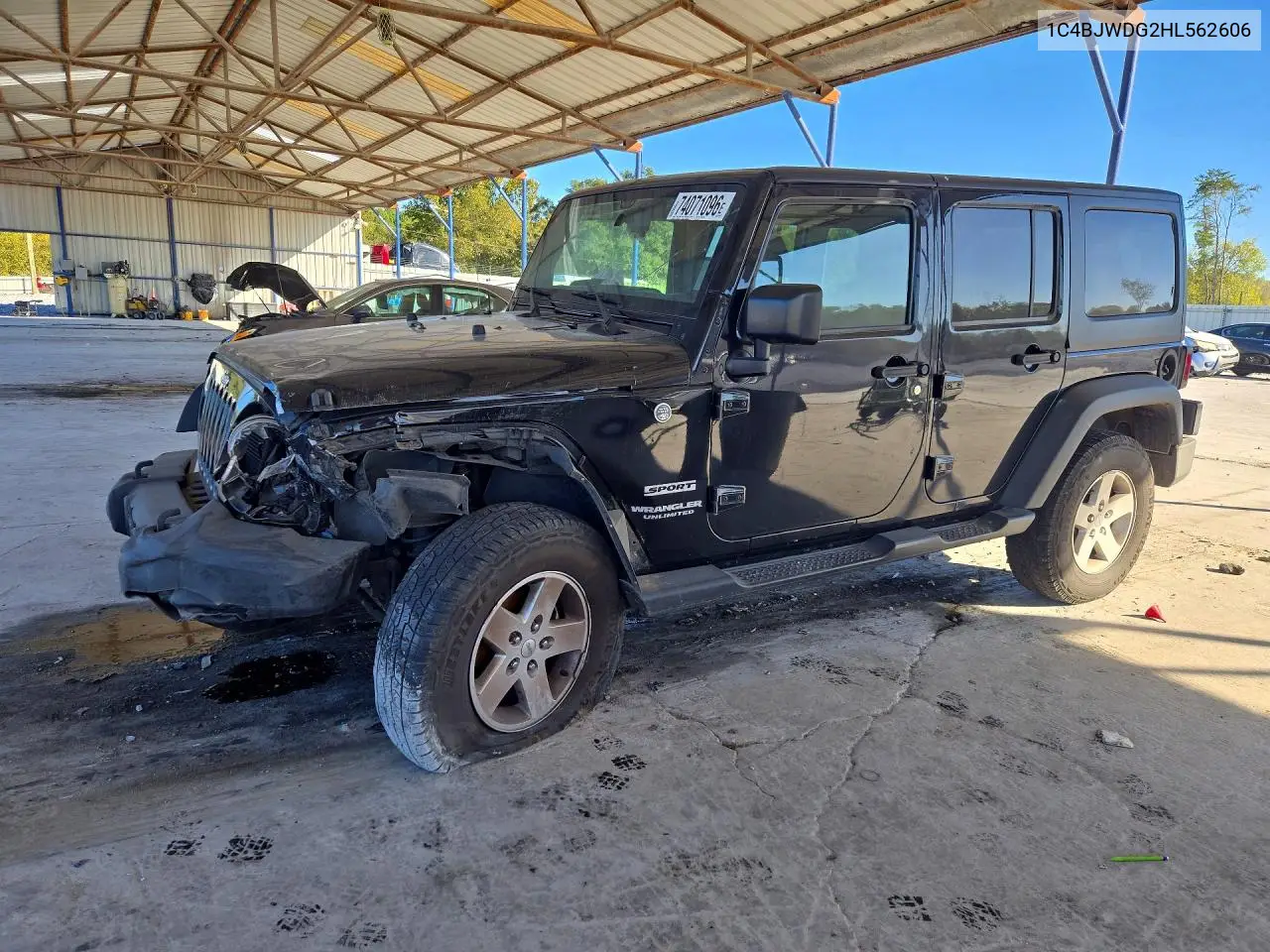 JEEP WRANGLER 2017, VIN 1C4BJWDG2HL562606