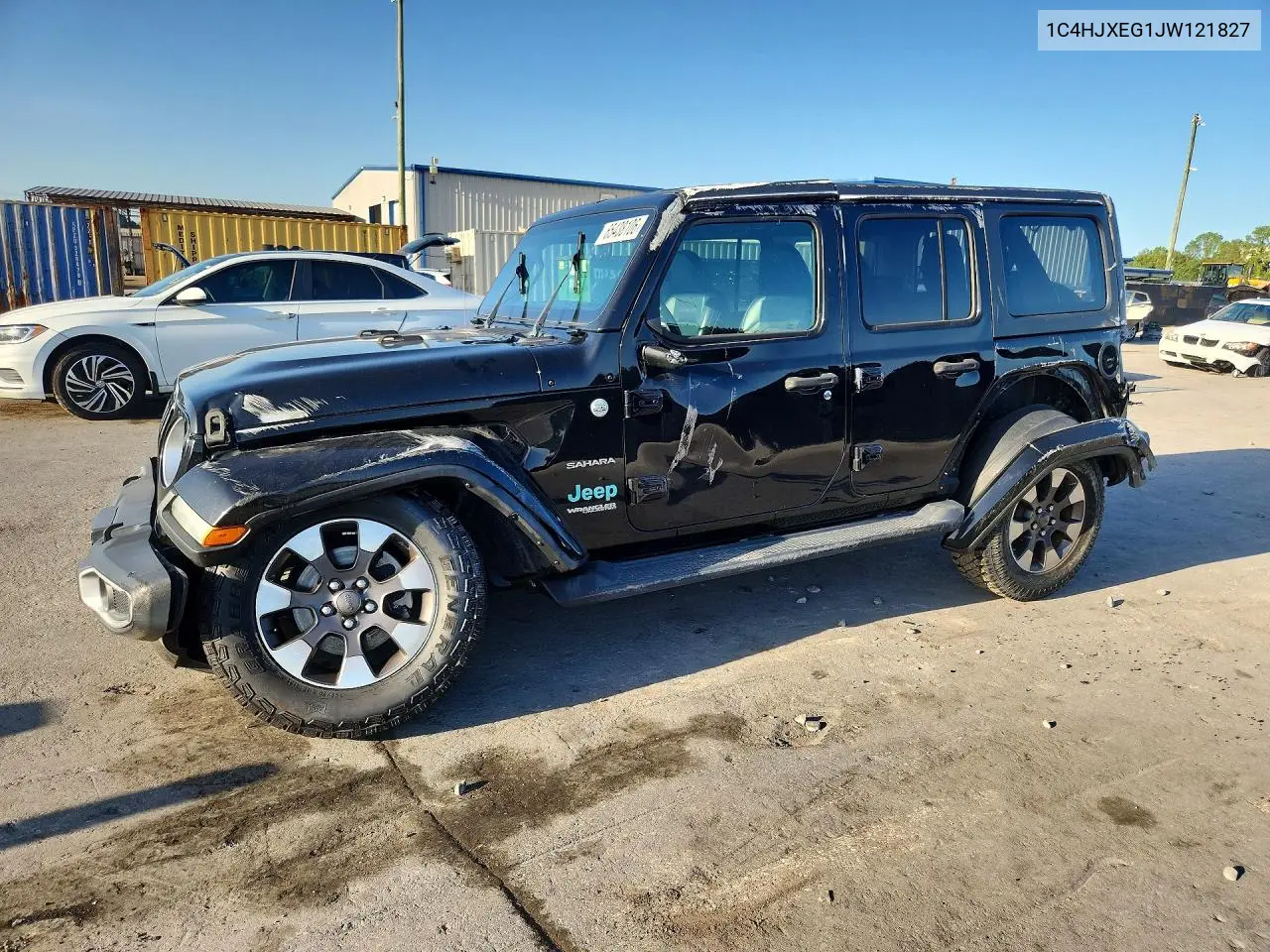JEEP WRANGLER 2018, VIN 1C4HJXEG1JW121827