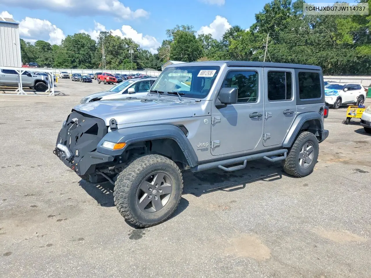 JEEP WRANGLER 2018, VIN 1C4HJXDG7JW114737
