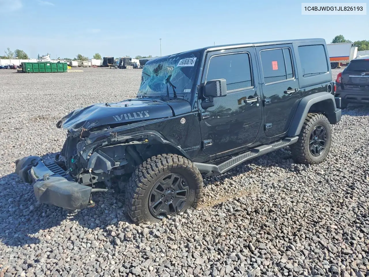 JEEP WRANGLER 2018, VIN 1C4BJWDG1JL826193