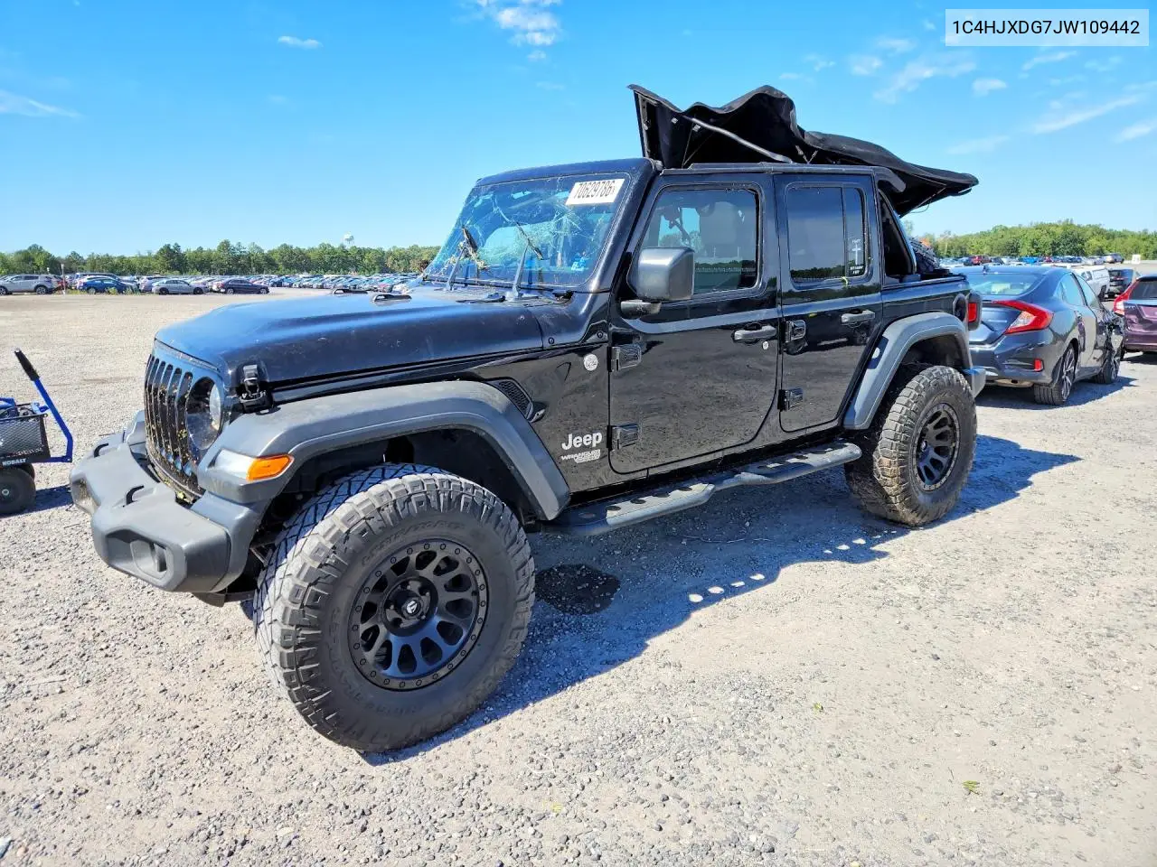 JEEP WRANGLER 2018, VIN 1C4HJXDG7JW109442