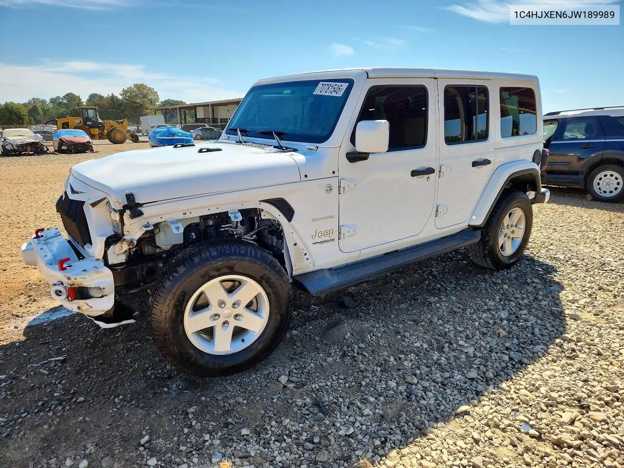 JEEP WRANGLER 2018, VIN 1C4HJXEN6JW189989