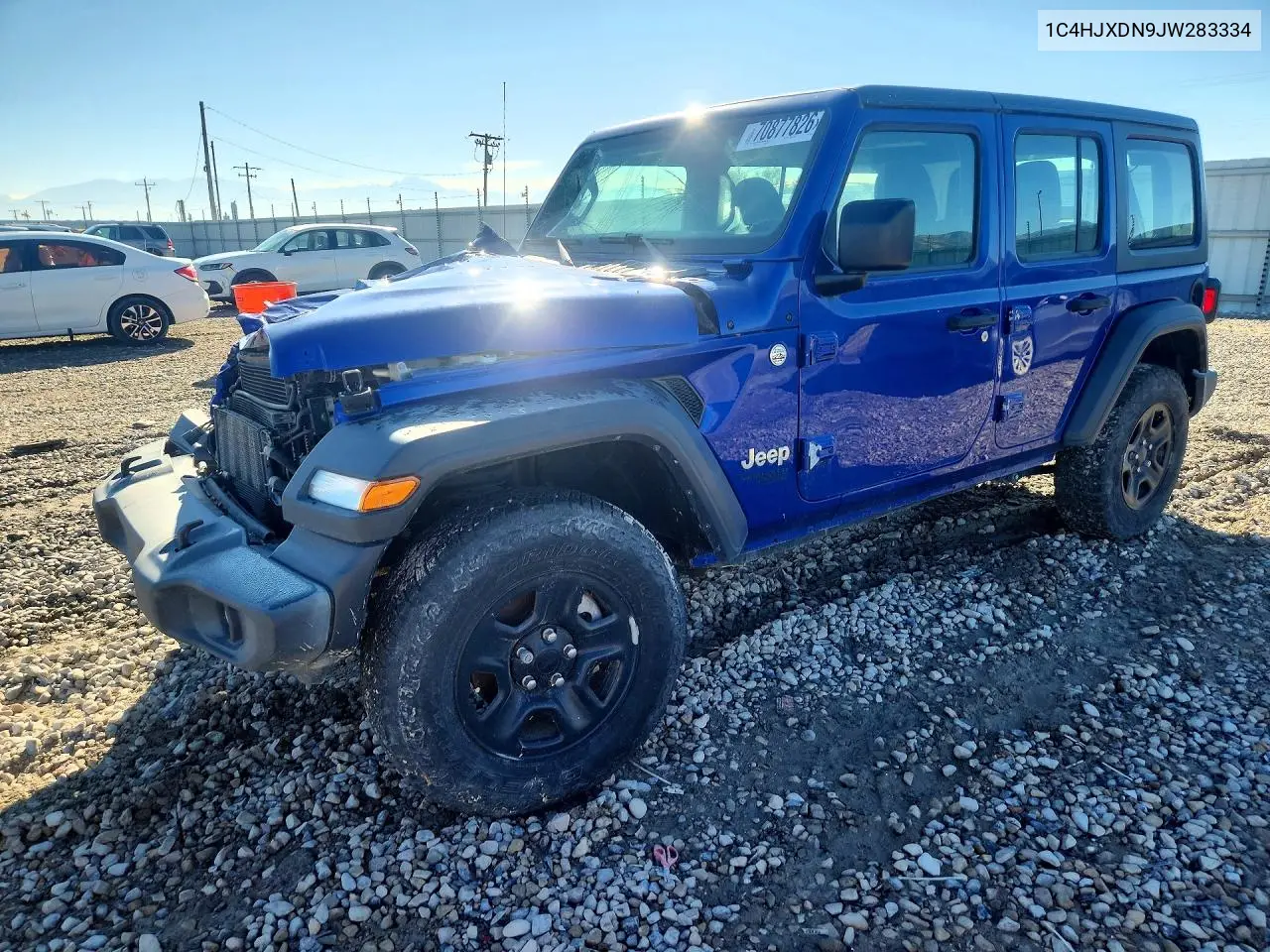 JEEP WRANGLER 2018, VIN 1C4HJXDN9JW283334