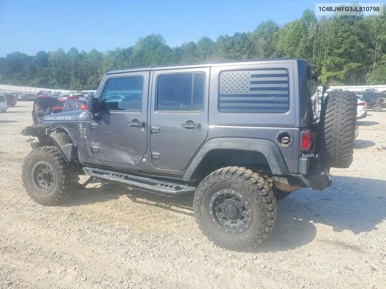2018 JEEP WRANGLER VIN 1C4BJWFG3JL810798 — фото 2