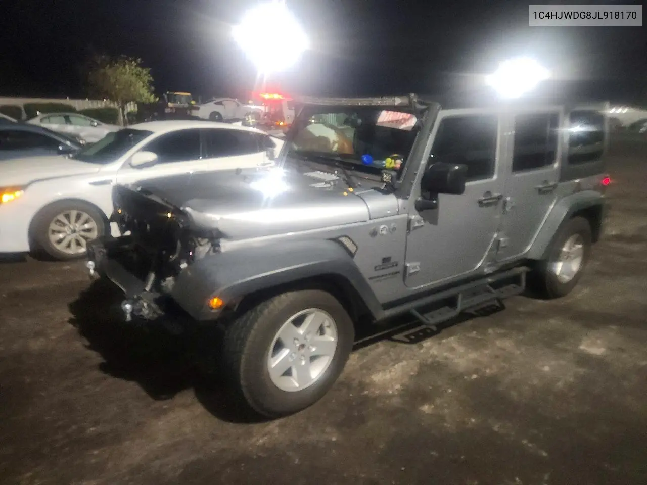 JEEP WRANGLER 2018, VIN 1C4HJWDG8JL918170