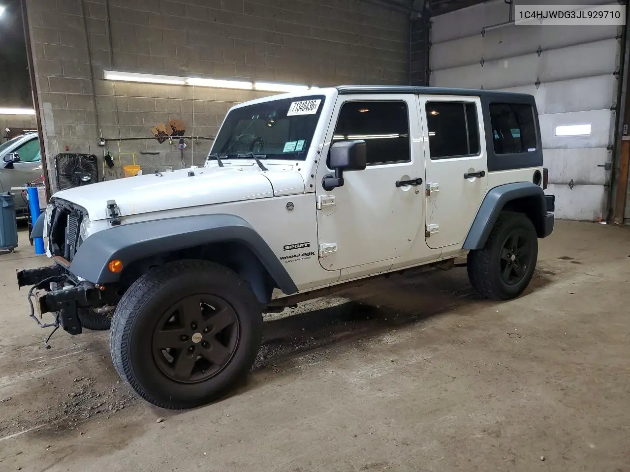 JEEP WRANGLER 2018, VIN 1C4HJWDG3JL929710