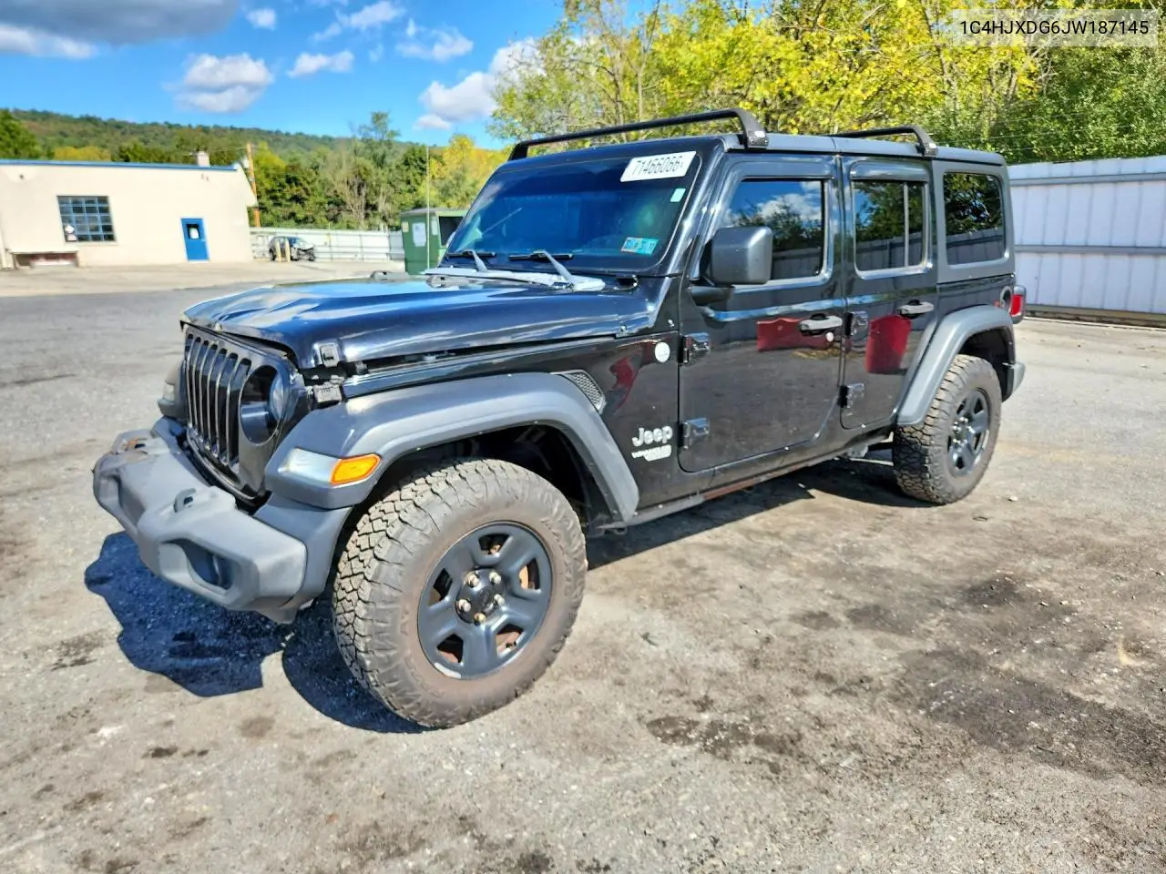 JEEP WRANGLER 2018, VIN 1C4HJXDG6JW187145