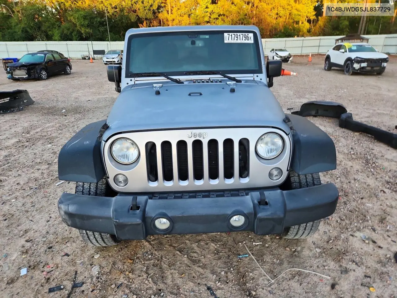 2018 JEEP WRANGLER VIN 1C4BJWDG5JL837729 — фото 5