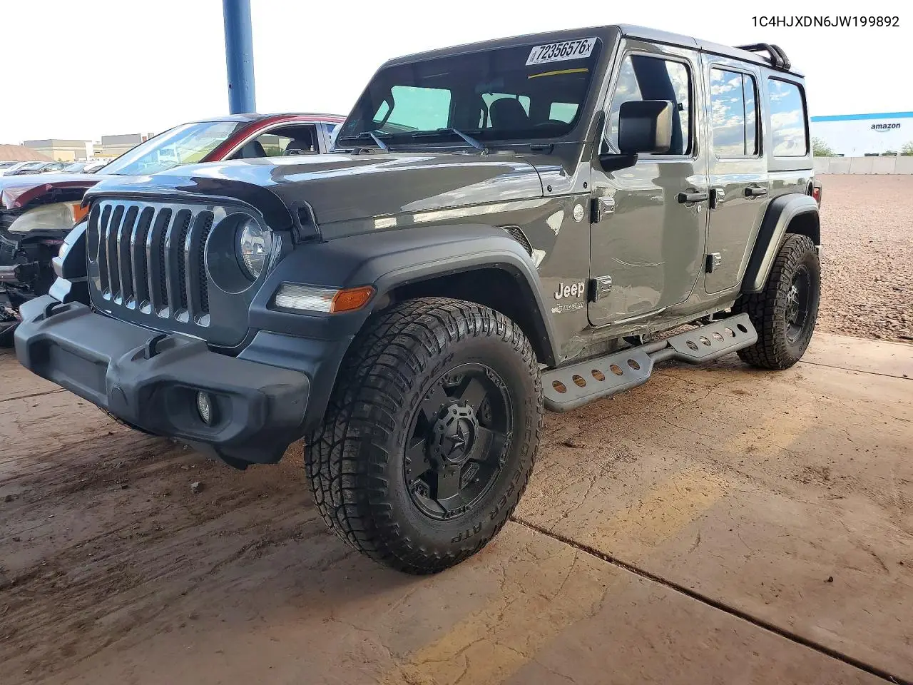 JEEP WRANGLER 2018, VIN 1C4HJXDN6JW199892