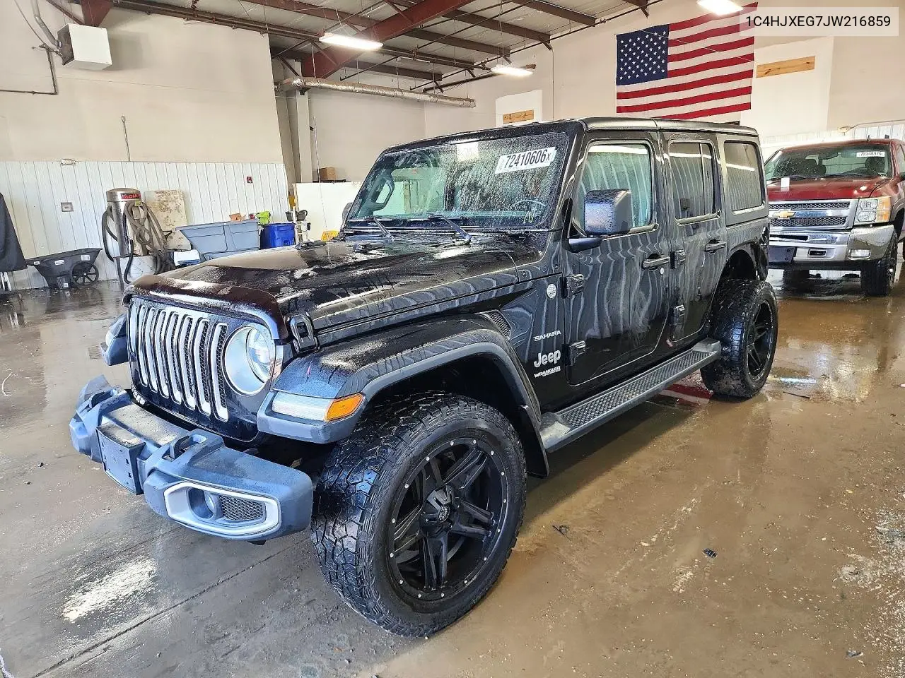 JEEP WRANGLER 2018, VIN 1C4HJXEG7JW216859