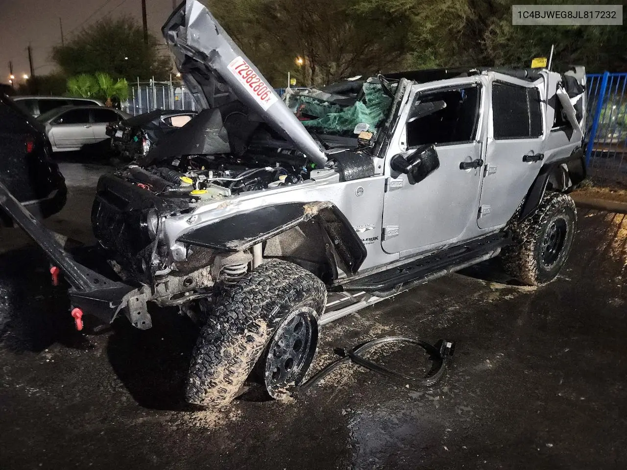 JEEP WRANGLER 2018, VIN 1C4BJWEG8JL817232