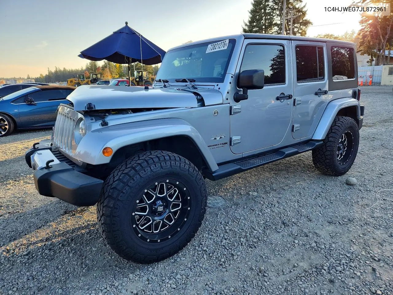 JEEP WRANGLER 2018, VIN 1C4HJWEG7JL872961