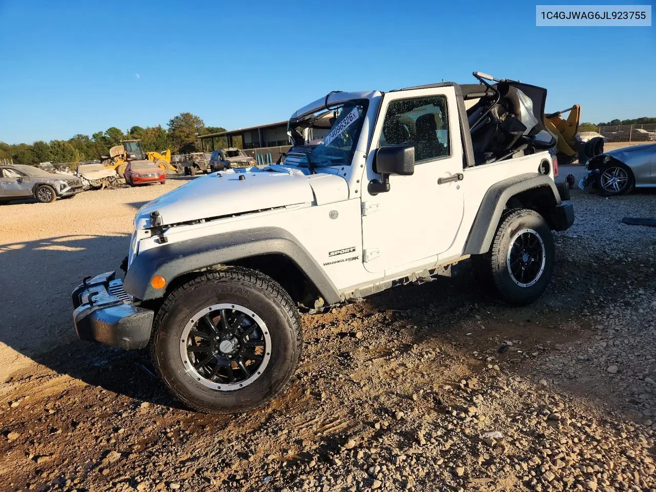 JEEP WRANGLER 2018, VIN 1C4GJWAG6JL923755