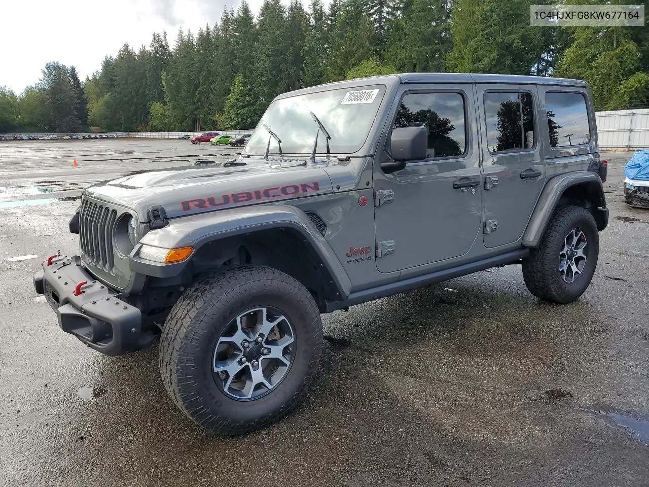 JEEP WRANGLER 2019, VIN 1C4HJXFG8KW677164