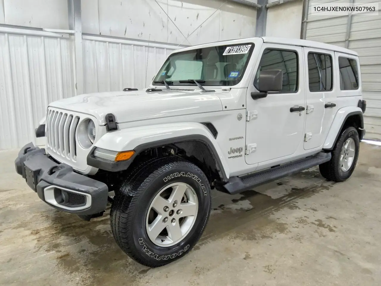 JEEP WRANGLER 2019, VIN 1C4HJXEN0KW507963