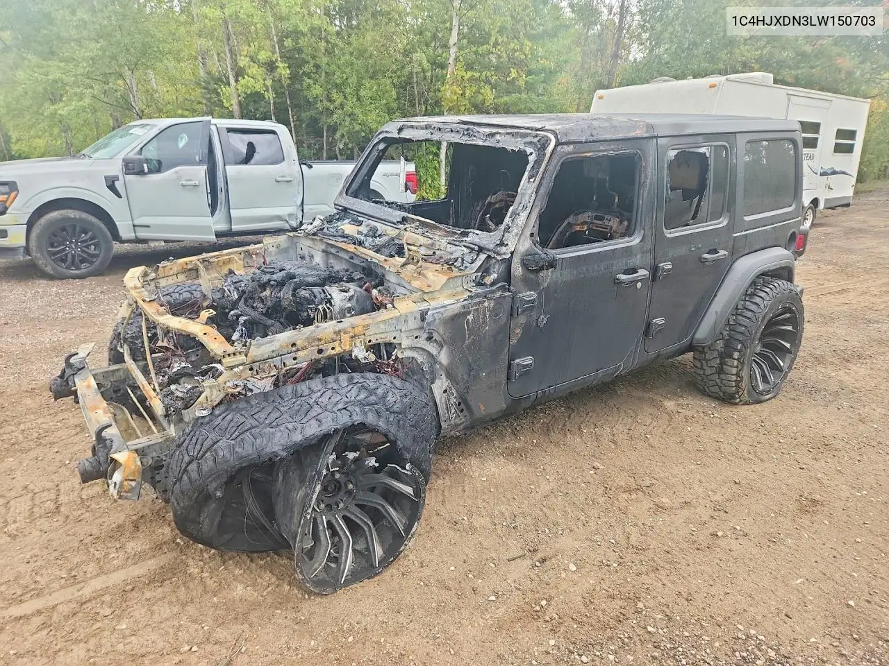 JEEP WRANGLER 2020, VIN 1C4HJXDN3LW150703