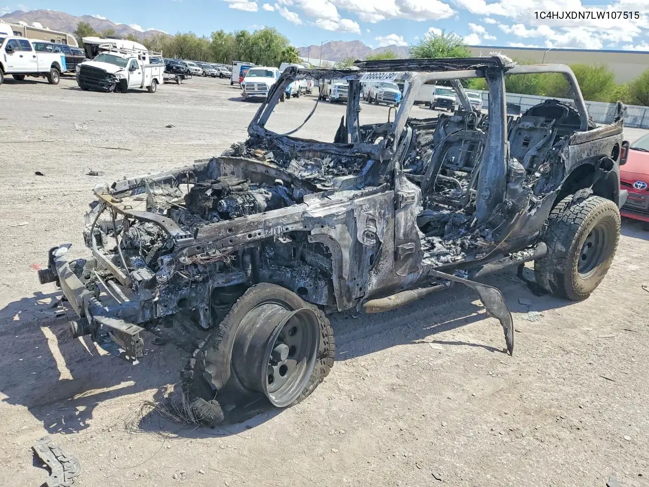 JEEP WRANGLER 2020, VIN 1C4HJXDN7LW107515