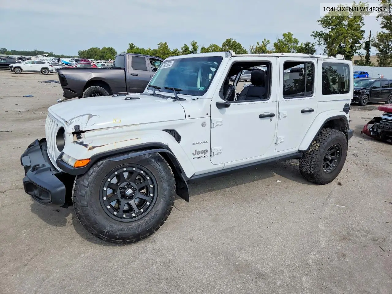 JEEP WRANGLER 2020, VIN 1C4HJXEN3LW148397