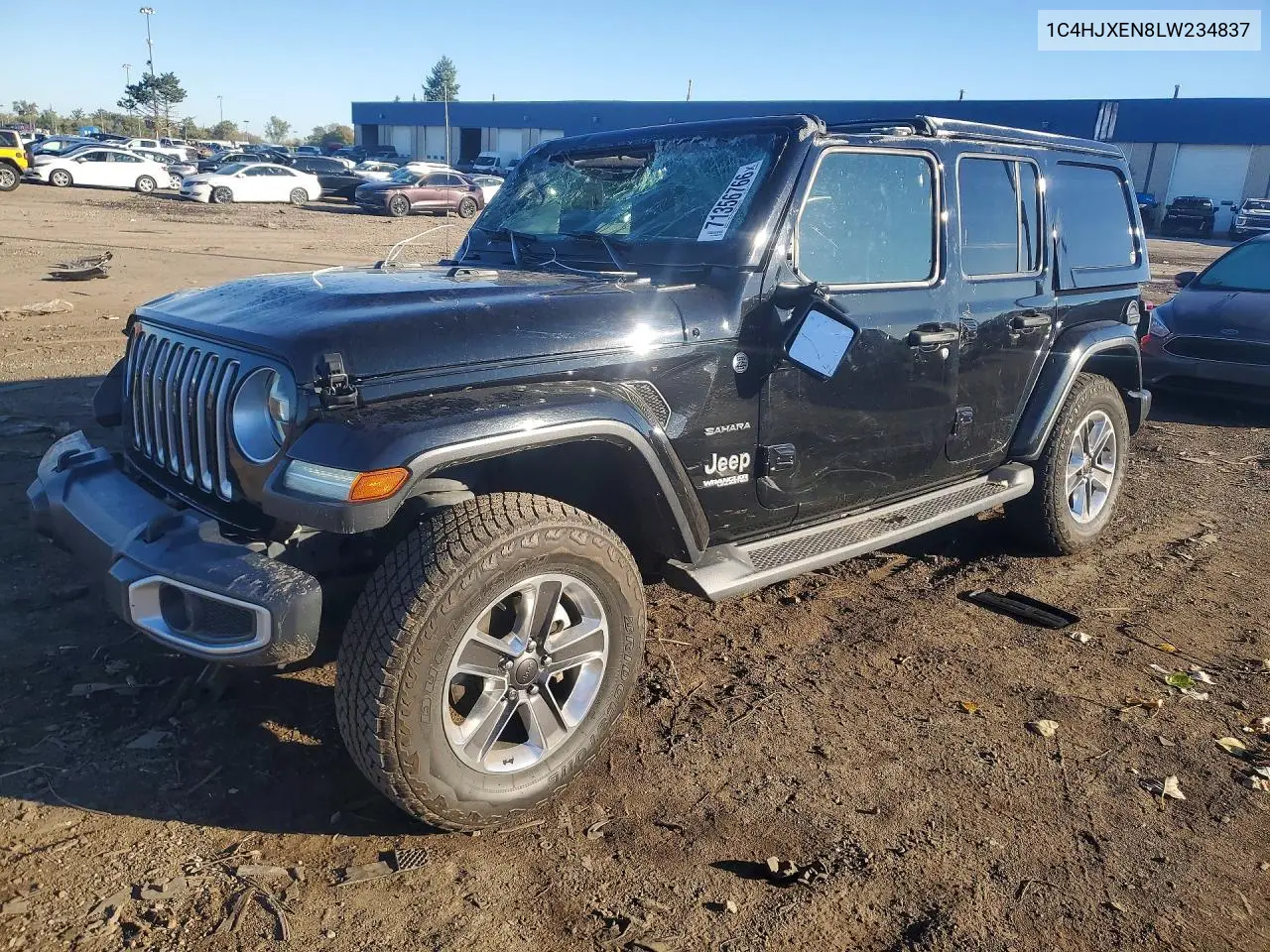 JEEP WRANGLER 2020, VIN 1C4HJXEN8LW234837