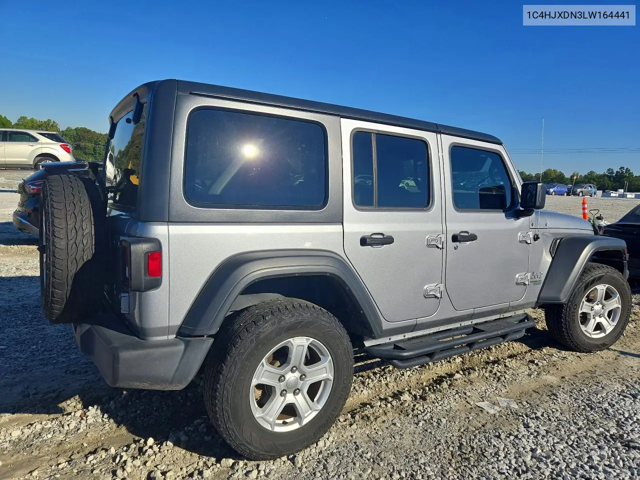 2020 JEEP WRANGLER VIN 1C4HJXDN3LW164441 — фото 3