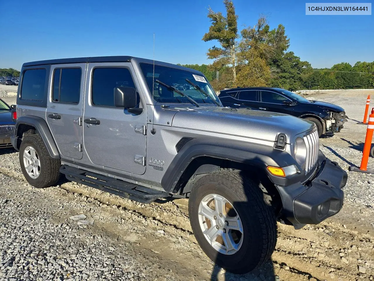 2020 JEEP WRANGLER VIN 1C4HJXDN3LW164441 — фото 4
