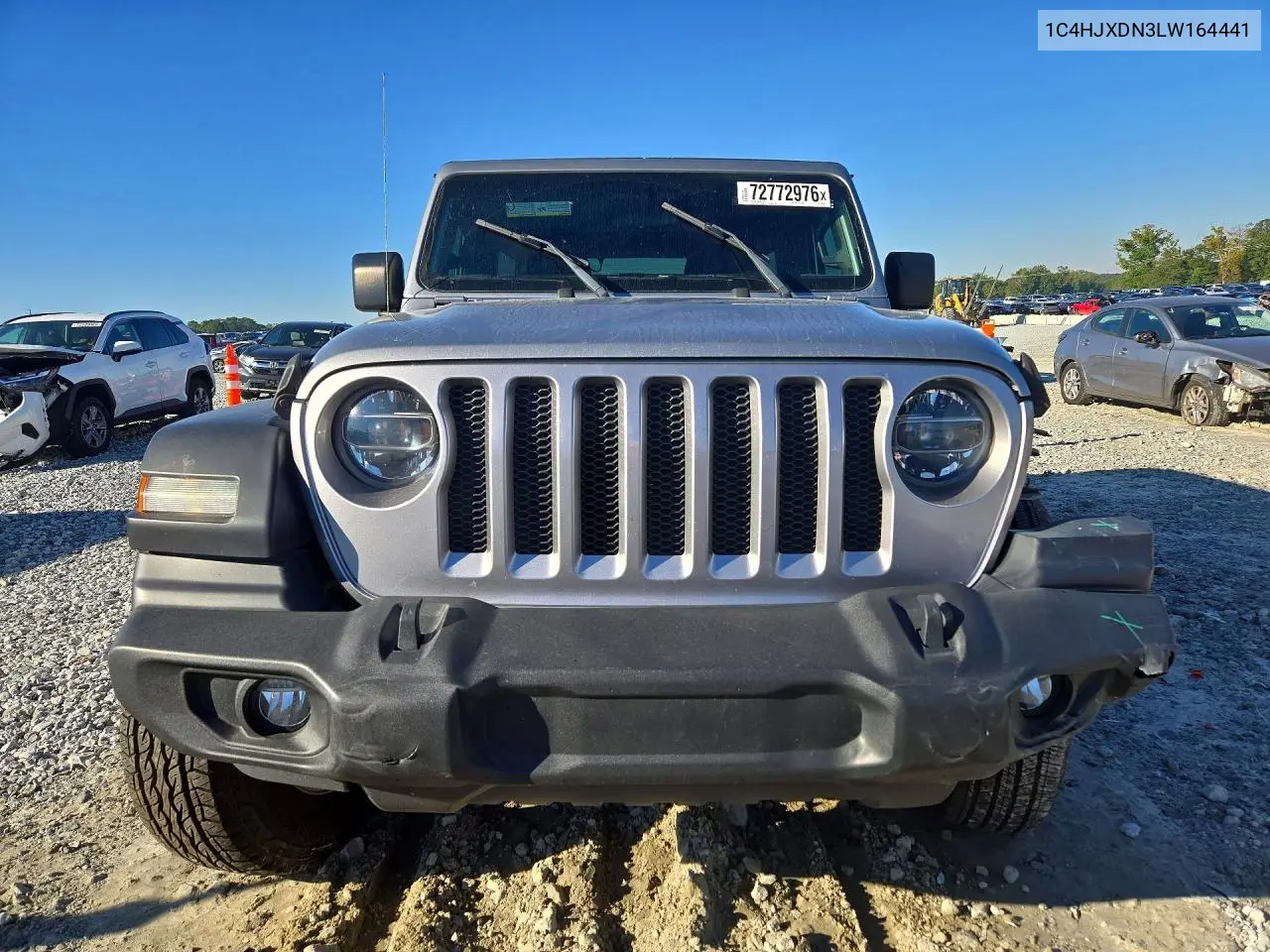 2020 JEEP WRANGLER VIN 1C4HJXDN3LW164441 — фото 5
