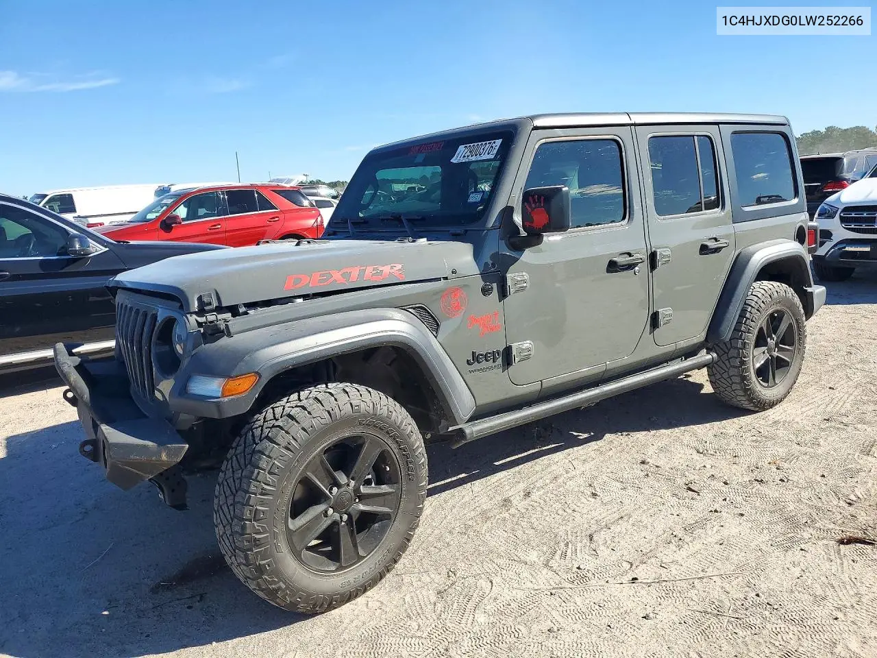 JEEP WRANGLER 2020, VIN 1C4HJXDG0LW252266