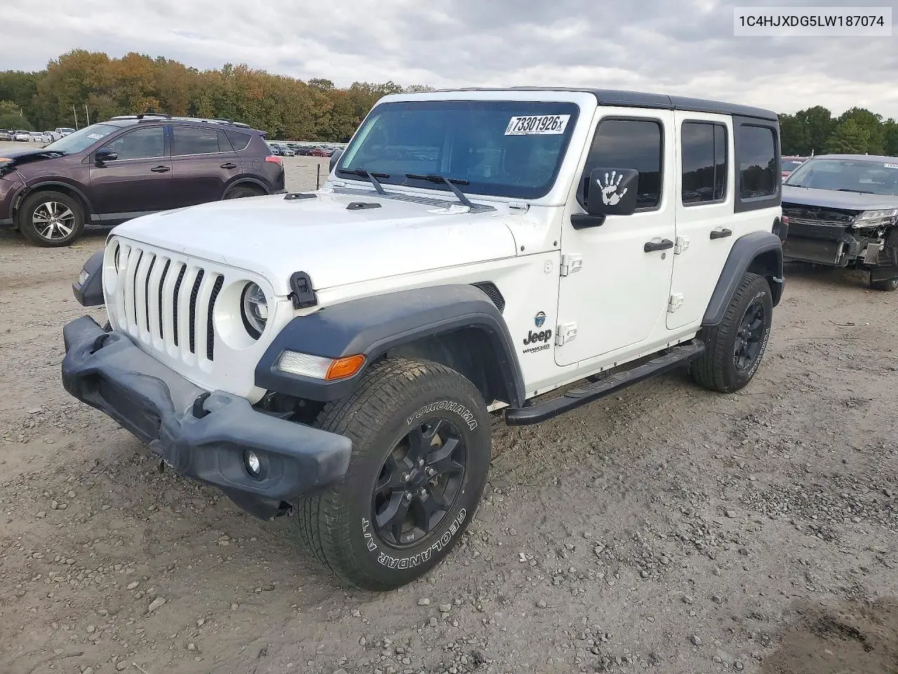 JEEP WRANGLER 2020, VIN 1C4HJXDG5LW187074