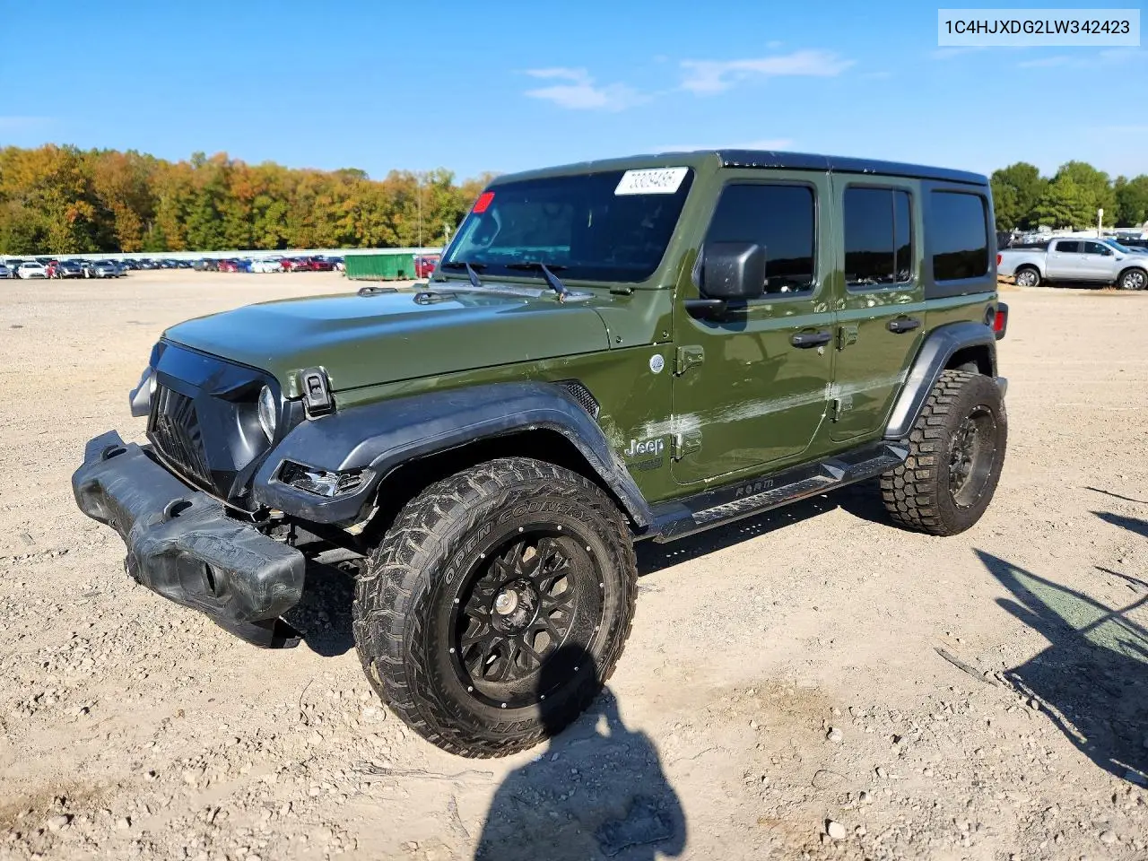 JEEP WRANGLER 2020, VIN 1C4HJXDG2LW342423