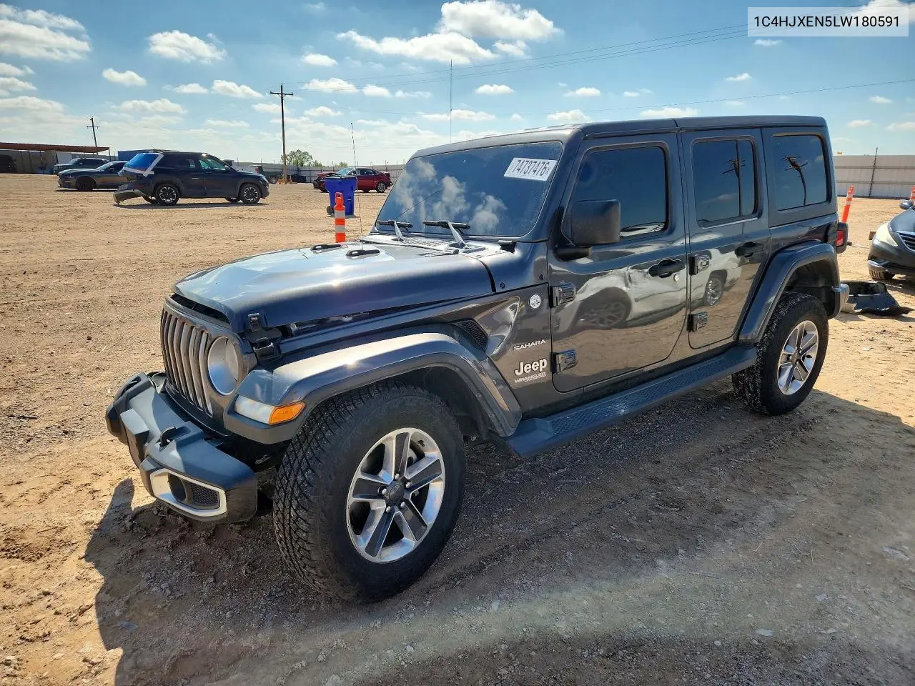JEEP WRANGLER 2020, VIN 1C4HJXEN5LW180591