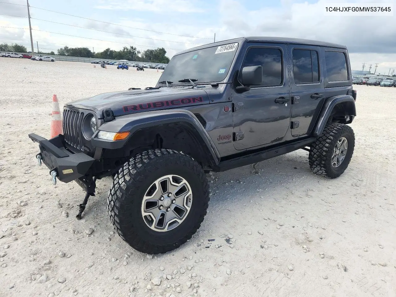 JEEP WRANGLER 2021, VIN 1C4HJXFG0MW537645