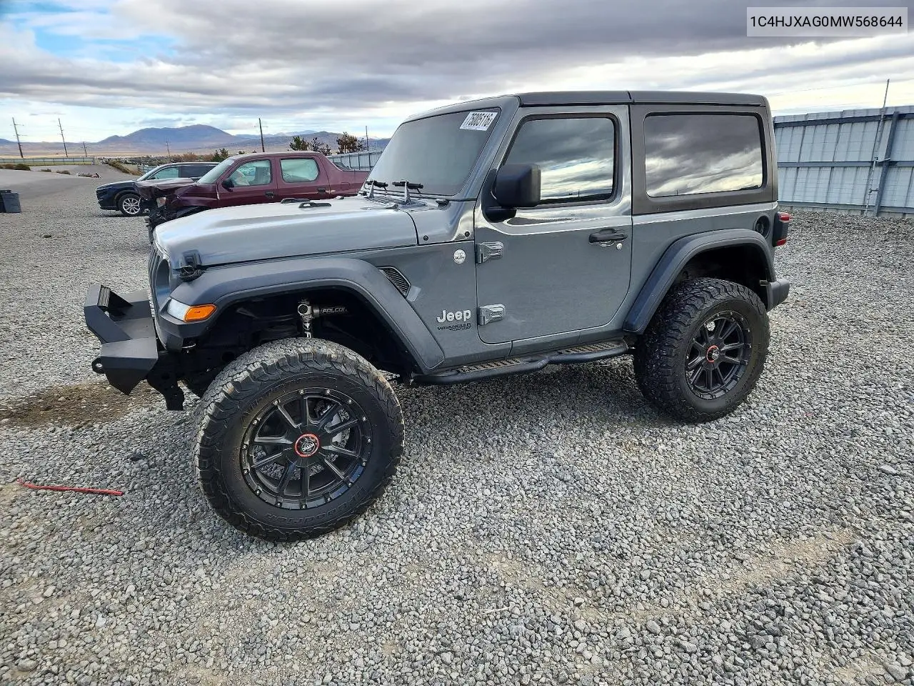 JEEP WRANGLER 2021, VIN 1C4HJXAG0MW568644