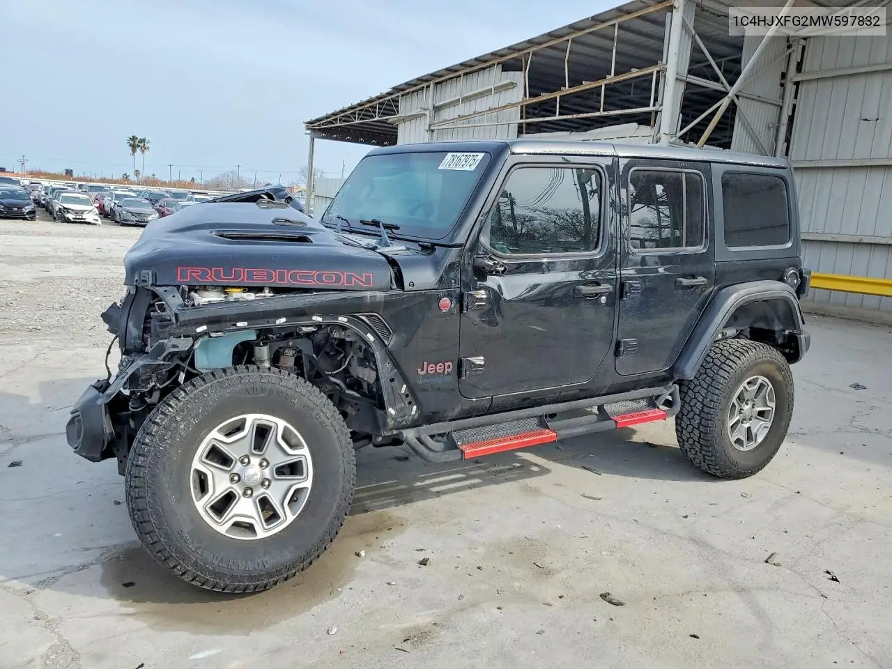 JEEP WRANGLER 2021, VIN 1C4HJXFG2MW597832