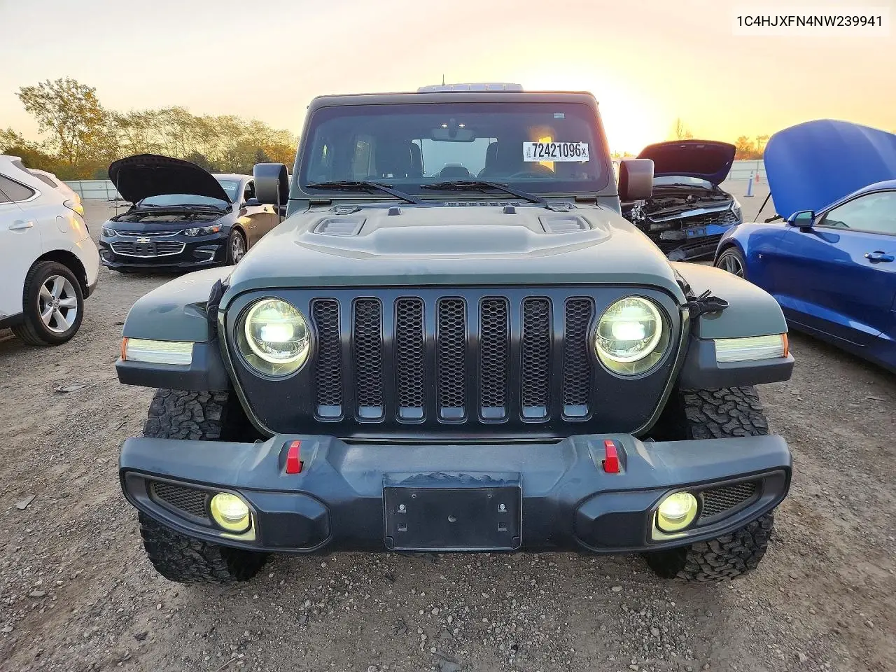 2022 JEEP WRANGLER VIN 1C4HJXFN4NW239941 — фото 5